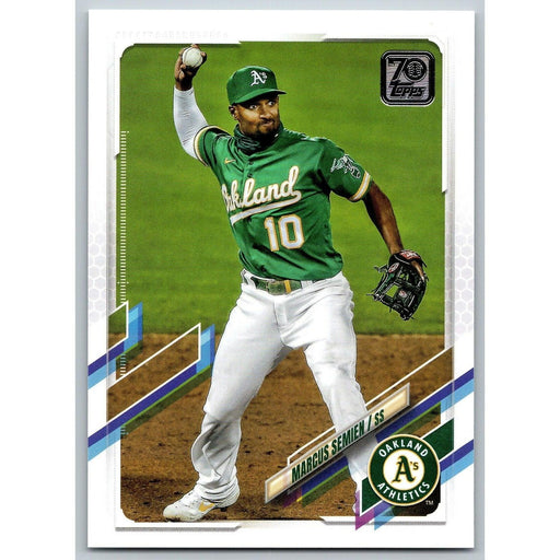 2021 Topps Baseball Complete Set Marcus Semien Oakland Athletics #276 - Collectible Craze America