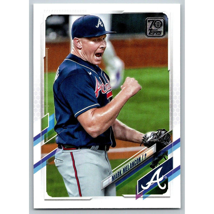 2021 Topps Baseball Complete Set Mark Melancon Atlanta Braves #574 - Collectible Craze America