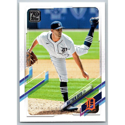 2021 Topps Baseball Complete Set Matthew Boyd Detroit Tigers #121 - Collectible Craze America