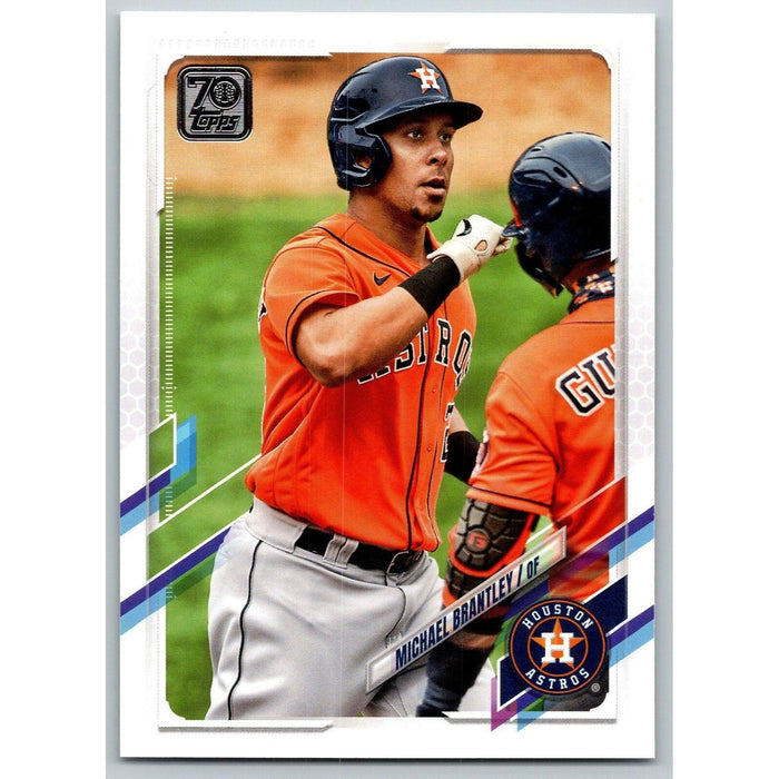 2021 Topps Baseball Complete Set Michael Brantley Houston Astros #434 - Collectible Craze America