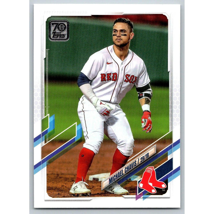 2021 Topps Baseball Complete Set Michael Chavis Boston Red Sox #491 - Collectible Craze America