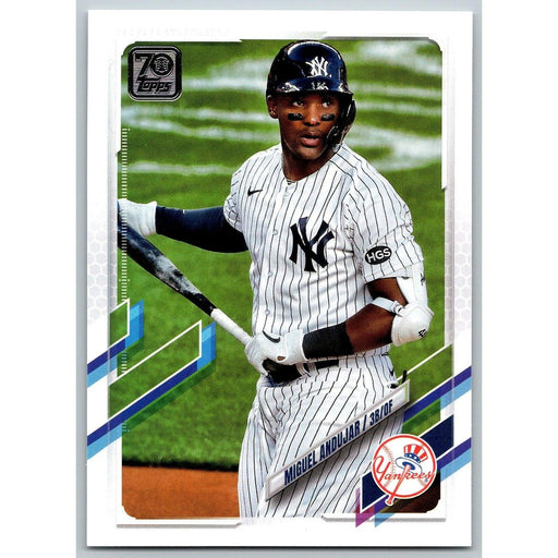 2021 Topps Baseball Complete Set Miguel Andujar New York Yankees #30 - Collectible Craze America