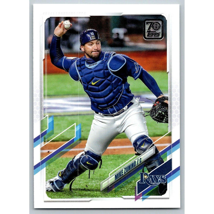 2021 Topps Baseball Complete Set Mike Zunino Tampa Bay Rays #430 - Collectible Craze America