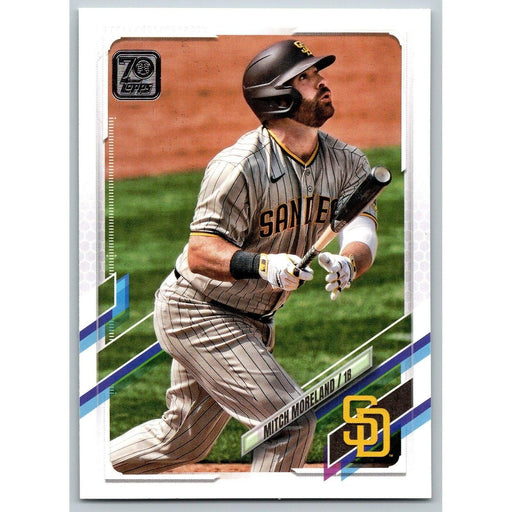 2021 Topps Baseball Complete Set Mitch Moreland San Diego Padres #38 - Collectible Craze America