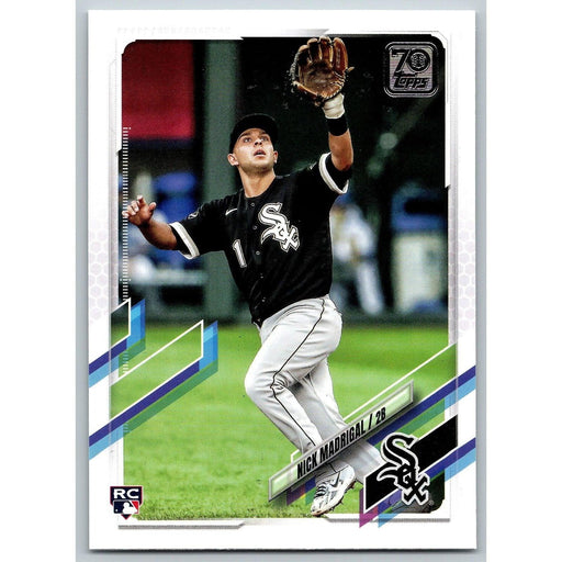 2021 Topps Baseball Complete Set Nick Madrigal RC Chicago White Sox #197 - Collectible Craze America