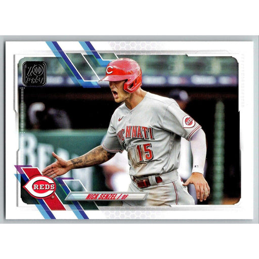 2021 Topps Baseball Complete Set Nick Senzel Cincinnati Reds #55 - Collectible Craze America