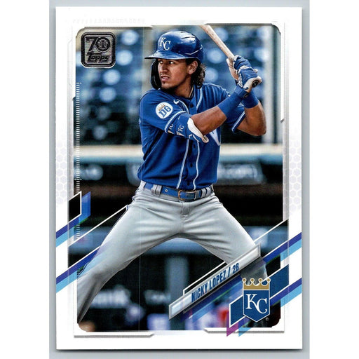 2021 Topps Baseball Complete Set Nicky Lopez Kansas City Royals #415 - Collectible Craze America