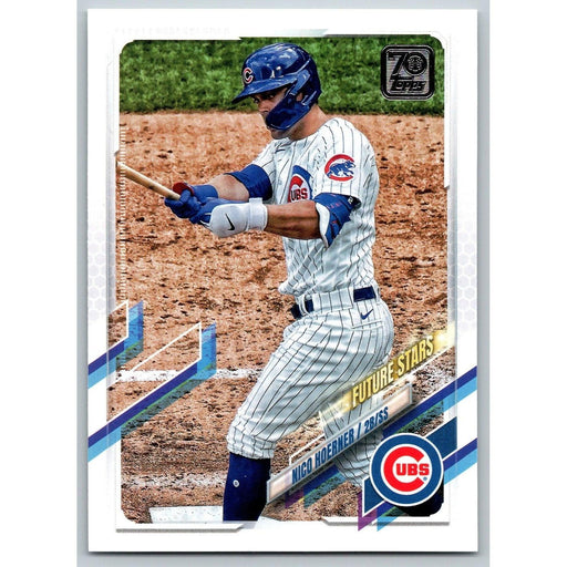 2021 Topps Baseball Complete Set Nico Hoerner Chicago Cubs #116 - Collectible Craze America