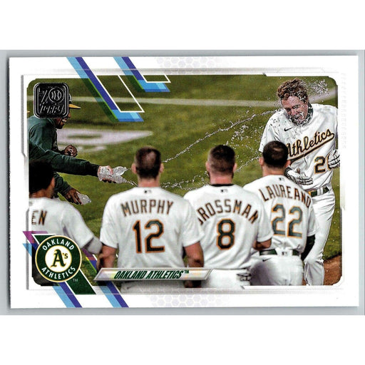 2021 Topps Baseball Complete Set Oakland Athletics Oakland Athletics #392 - Collectible Craze America