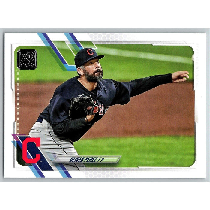 2021 Topps Baseball Complete Set Oliver Perez Cleveland Indians #273 - Collectible Craze America