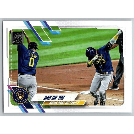 2021 Topps Baseball Complete Set Orlando Arcia Milwaukee Brewers #7 - Collectible Craze America