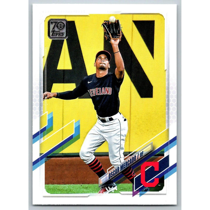 2021 Topps Baseball Complete Set Oscar Mercado Cleveland Indians #292 - Collectible Craze America