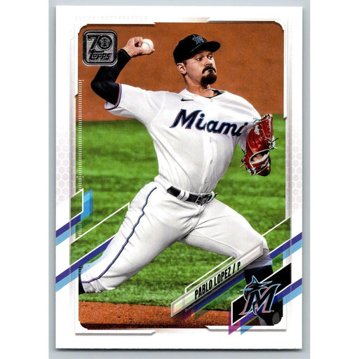 2021 Topps Baseball Complete Set Pablo Lopez Miami Marlins #634 - Collectible Craze America