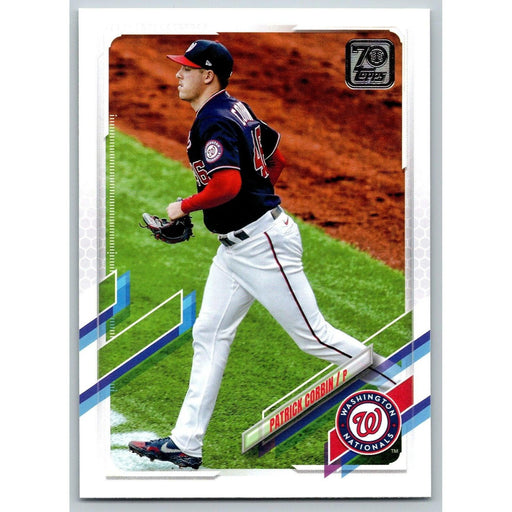 2021 Topps Baseball Complete Set Patrick Corbin Washington Nationals #146 - Collectible Craze America