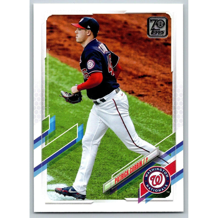 2021 Topps Baseball Complete Set Patrick Corbin Washington Nationals #146 - Collectible Craze America