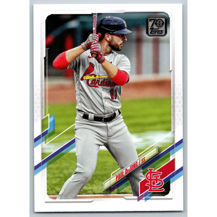 2021 Topps Baseball Complete Set Paul DeJong St. Louis Cardinals #102 - Collectible Craze America