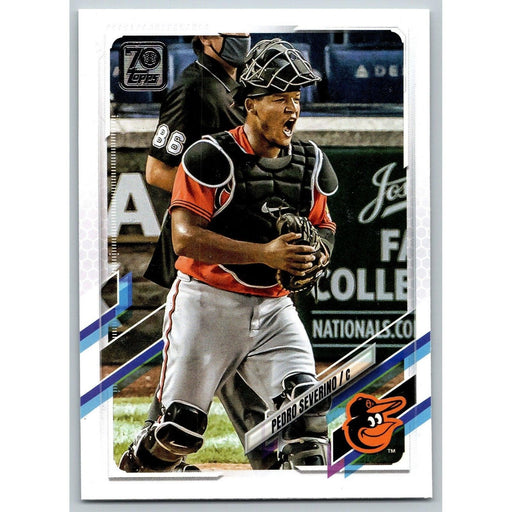 2021 Topps Baseball Complete Set Pedro Severino Baltimore Orioles #22 - Collectible Craze America