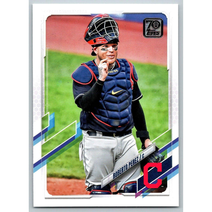 2021 Topps Baseball Complete Set Roberto Perez Cleveland Indians #34 - Collectible Craze America