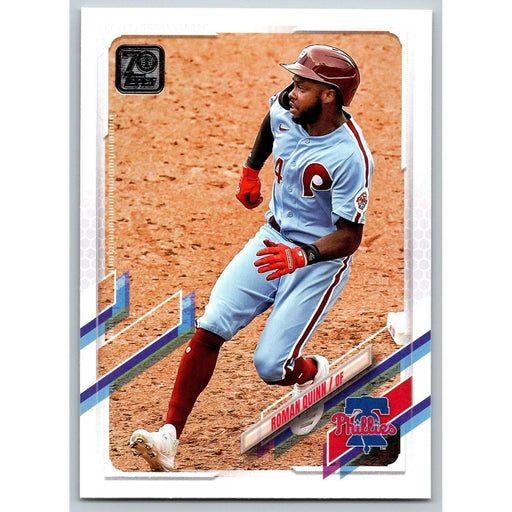 2021 Topps Baseball Complete Set Roman Quinn Philadelphia Phillies #79 - Collectible Craze America