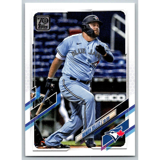 2021 Topps Baseball Complete Set Rowdy Tellez #493 Tampa Bay Rays - Collectible Craze America