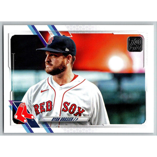 2021 Topps Baseball Complete Set Ryan Brasier Boston Red Sox #66 - Collectible Craze America