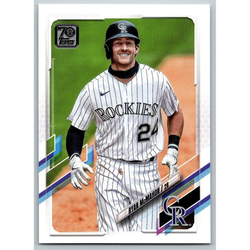 2021 Topps Baseball Complete Set Ryan McMahon Colorado Rockies #417 - Collectible Craze America