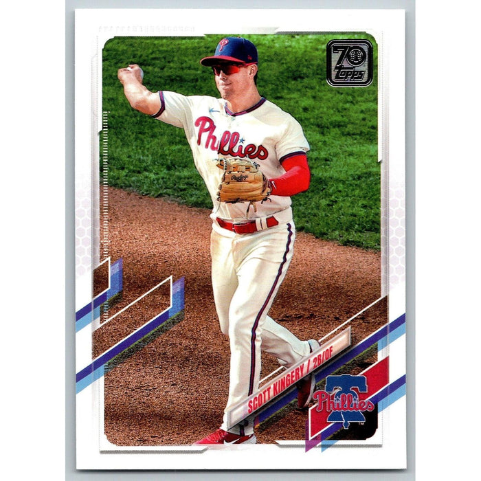 2021 Topps Baseball Complete Set Scott Kingery Philadelphia Phillies #464 - Collectible Craze America