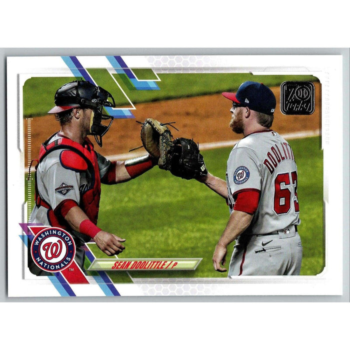 2021 Topps Baseball Complete Set Sean Doolittle Washington Nationals #17 - Collectible Craze America