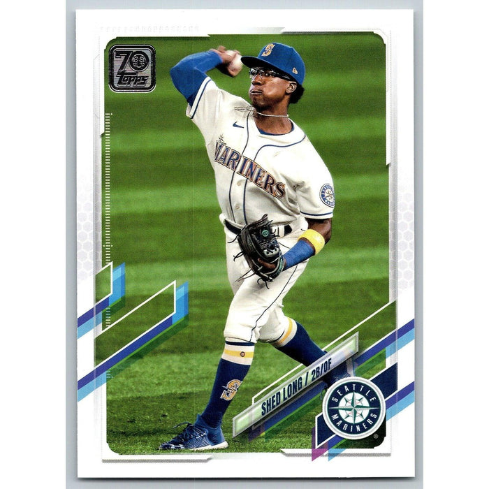 2021 Topps Baseball Complete Set Shed Long Seattle Mariners #345 - Collectible Craze America