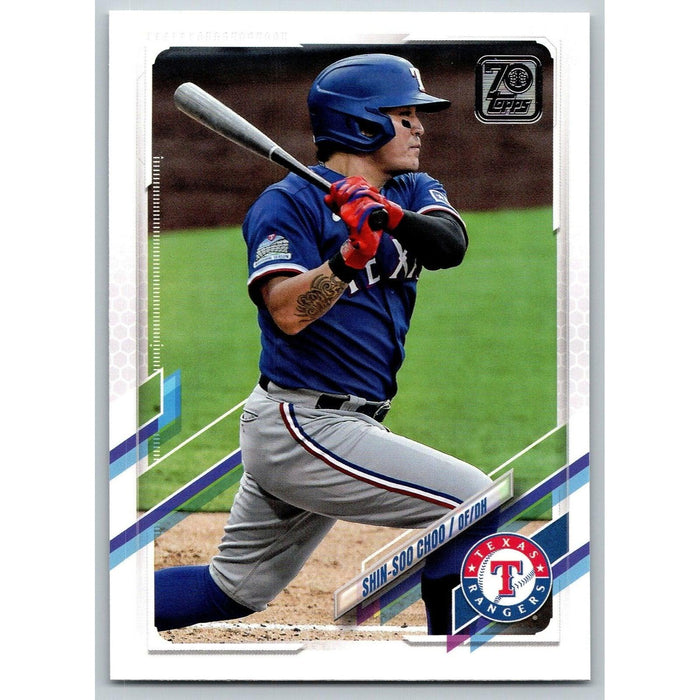 2021 Topps Baseball Complete Set Shin-Soo Choo Texas Rangers #657 - Collectible Craze America