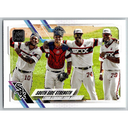 2021 Topps Baseball Complete Set South Side Strength Chicago White Sox #486 - Collectible Craze America