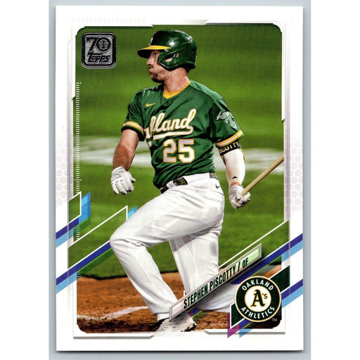 2021 Topps Baseball Complete Set Stephen Piscotty Oakland Athletics #607 - Collectible Craze America