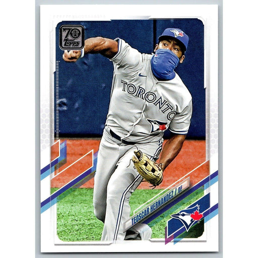 2021 Topps Baseball Complete Set Teoscar Hernandez Toronto Blue Jays #299 - Collectible Craze America