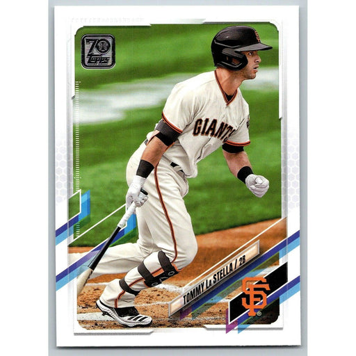 2021 Topps Baseball Complete Set Tommy La Stella San Francisco Giants #462 - Collectible Craze America