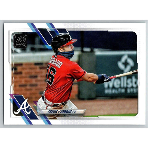 2021 Topps Baseball Complete Set Travis d'Arnaud Atlanta Braves #101 - Collectible Craze America