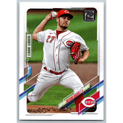 2021 Topps Baseball Complete Set Trevor Bauer Cincinnati Reds #137 - Collectible Craze America