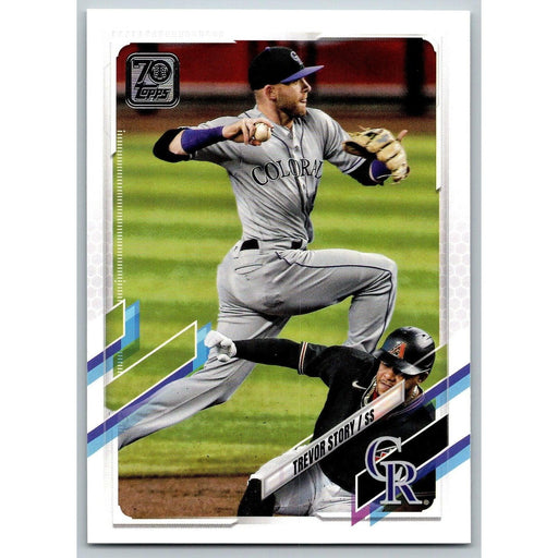 2021 Topps Baseball Complete Set Trevor Story Colorado Rockies #475 - Collectible Craze America