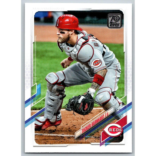 2021 Topps Baseball Complete Set Tucker Barnhart Cincinnati Reds #580 - Collectible Craze America