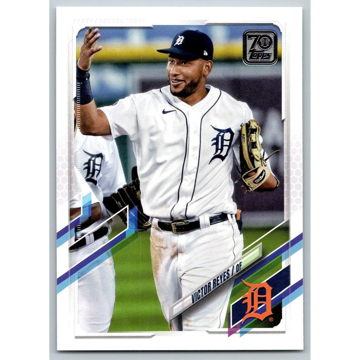 2021 Topps Baseball Complete Set Victor Reyes Detroit Tigers #336 - Collectible Craze America