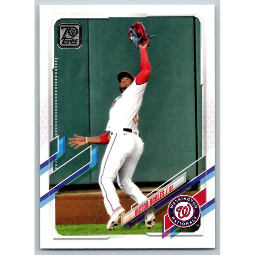 2021 Topps Baseball Complete Set Victor Robles Washington Nationals #343 - Collectible Craze America