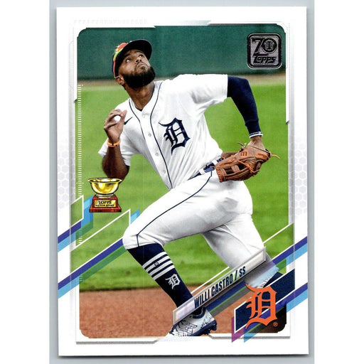 2021 Topps Baseball Complete Set Willi Castro Detroit Tigers #339 - Collectible Craze America