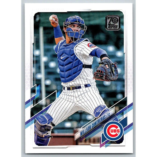 2021 Topps Baseball Complete Set Willson Contreras Chicago Cubs #165 - Collectible Craze America