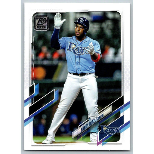 2021 Topps Baseball Complete Set Yandy Diaz Tampa Bay Rays #425 - Collectible Craze America