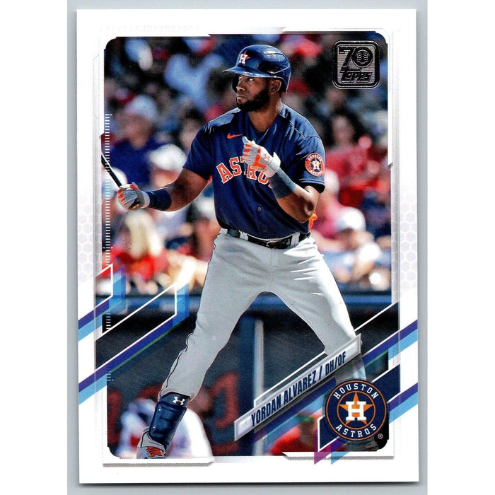 2021 Topps Baseball Complete Set Yordan Alvarez Houston Astros #300 - Collectible Craze America