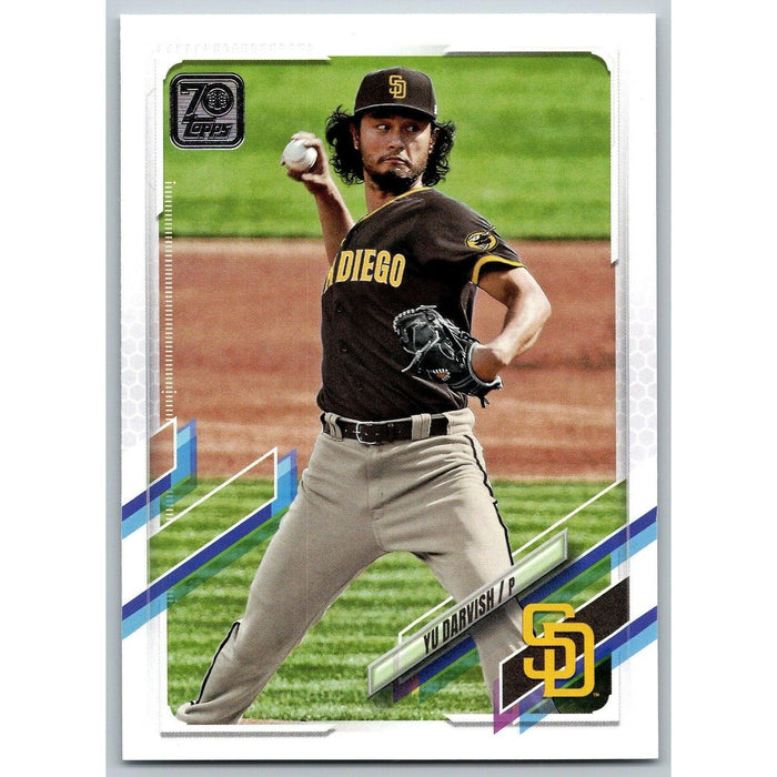 2021 Topps Baseball Complete Set Yu Darvish San Diego Padres #357 - Collectible Craze America