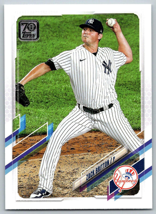 2021 Topps Baseball Complete Set Zach Britton New York Yankees #254 - Collectible Craze America