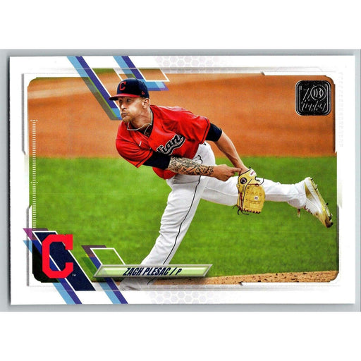 2021 Topps Baseball Complete Set Zach Plesac Cleveland Indians #403 - Collectible Craze America