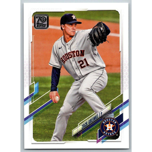 2021 Topps Baseball Complete Set Zack Greinke Houston Astros #463 - Collectible Craze America