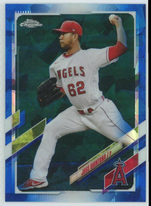 2021 Topps Chrome Sapphire Edition #US118 Jose Quintana Los Angeles Angels - Collectible Craze America