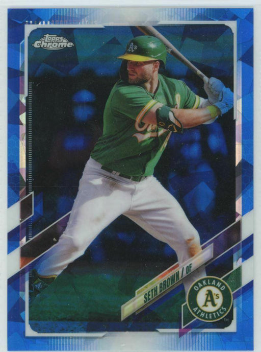 2021 Topps Chrome Sapphire Edition #US120 Seth Brown Oakland Athletics - Collectible Craze America